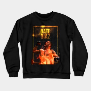 Nate Diaz Gold Crewneck Sweatshirt